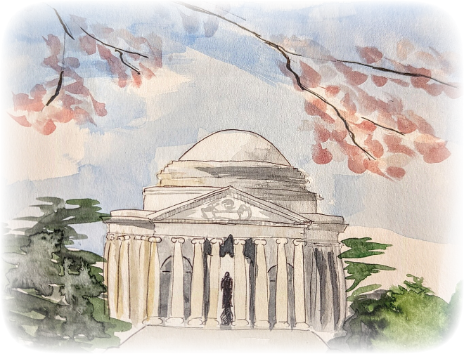 Capital Weekend watercolor